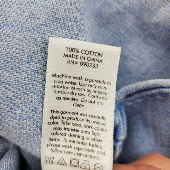 Pacsun Scalloped Hem Denim Skirt 26 - Picture 5 of 6